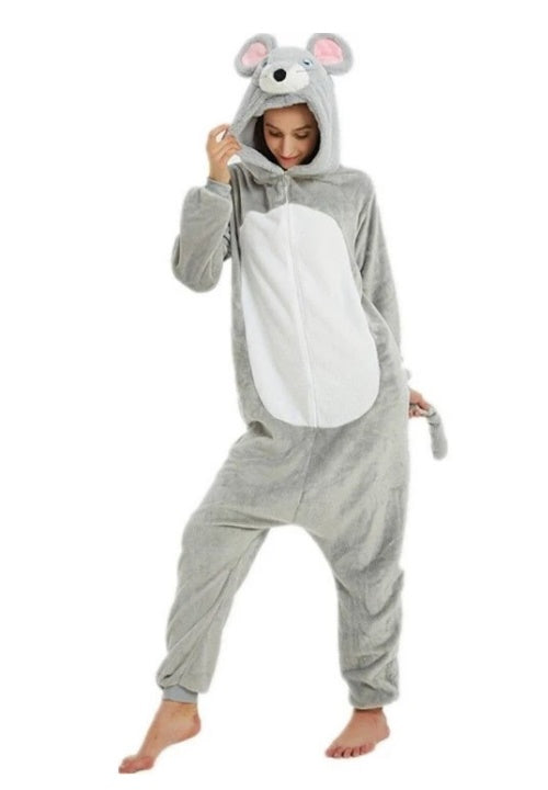 Pyjama Grenouillère Homme Combi Pyjama Polaire Combinaison Pyjama