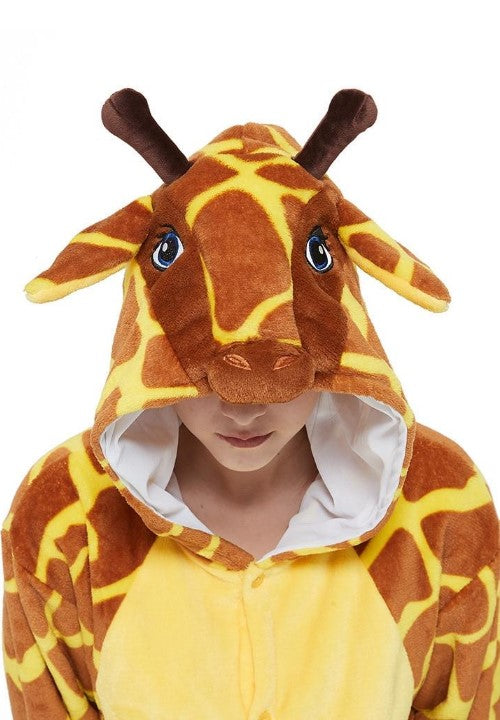 Pyjama One Piece Girafe avec Capuche